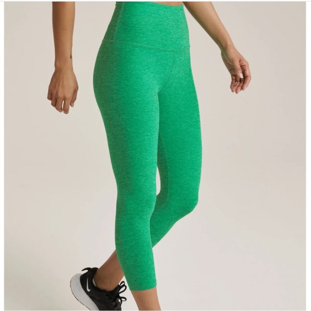 NWT Beyond Yoga Green Spacedye Leggings M